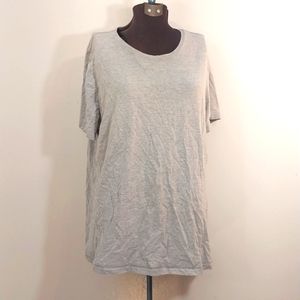 Time & Tru 3x Plain Gray Tee